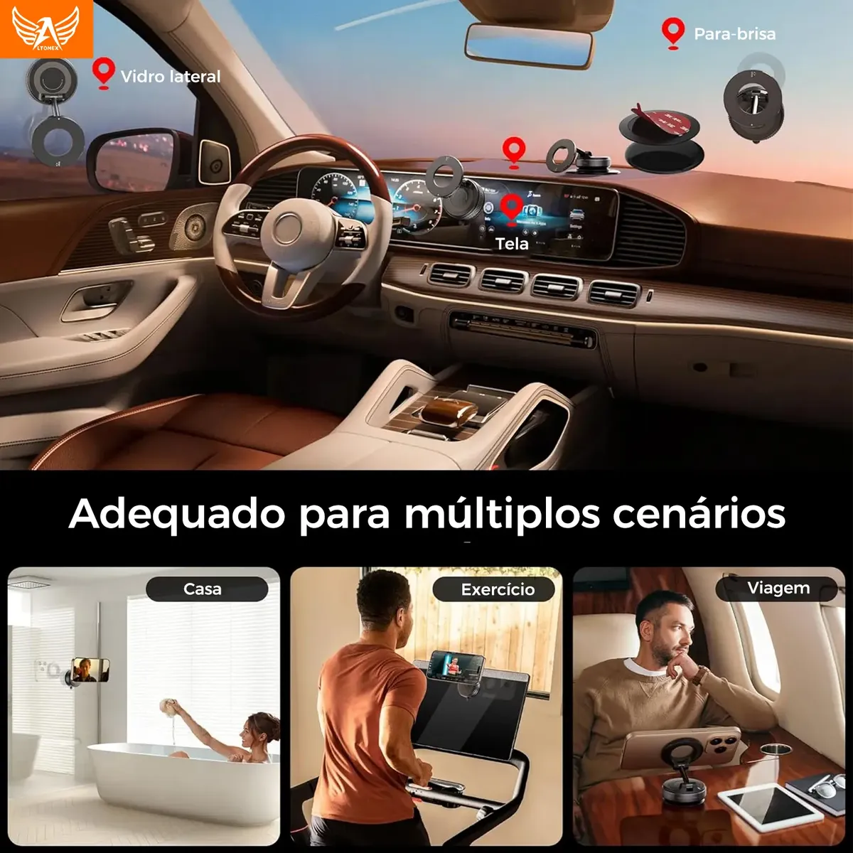 Suporte Magnético Altomex com Ventosa 360°: Vale a Pena? Avaliação Completa alt f03