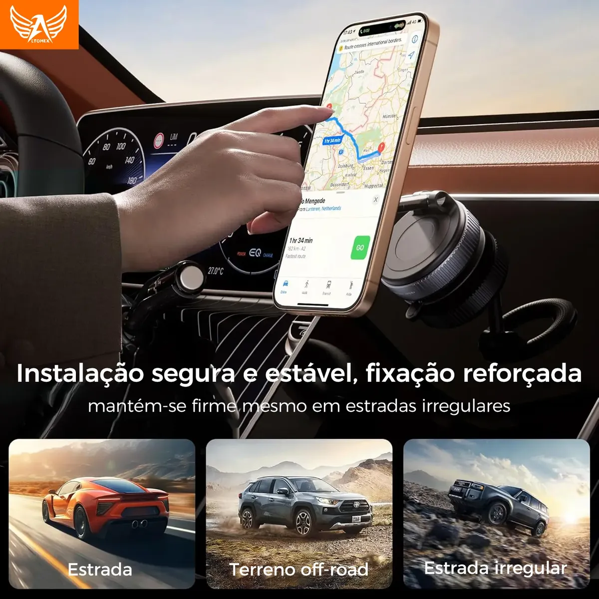 Suporte Magnético Altomex com Ventosa 360°: Vale a Pena? Avaliação Completa alt f04