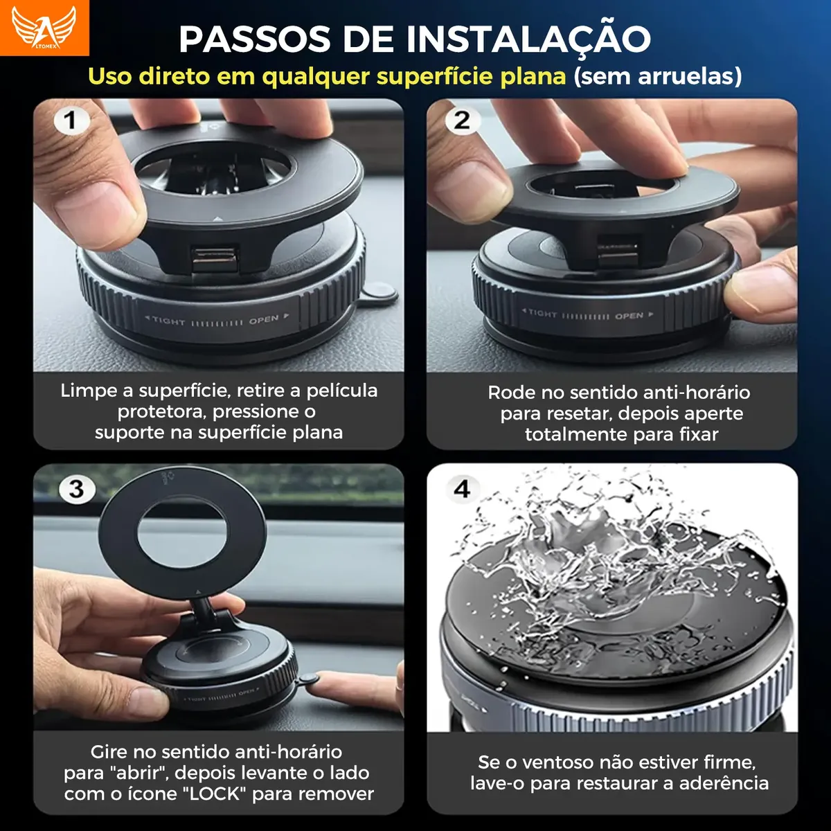 Suporte Magnético Altomex com Ventosa 360°: Vale a Pena? Avaliação Completa alt f05