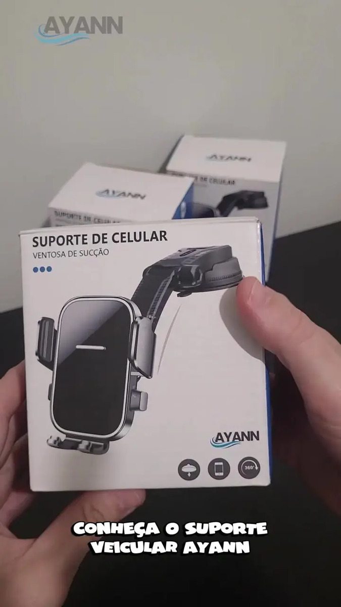 Suporte de Celular Veicular AYANN 360°: Vale a Pena? Avaliação Completa ay f02