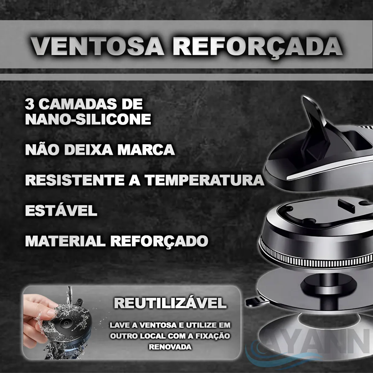 Suporte de Celular Veicular AYANN 360°: Vale a Pena? Avaliação Completa ay f03
