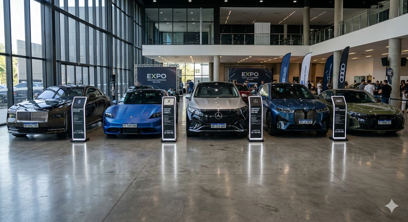 carros eletricos mais caros do brasil
